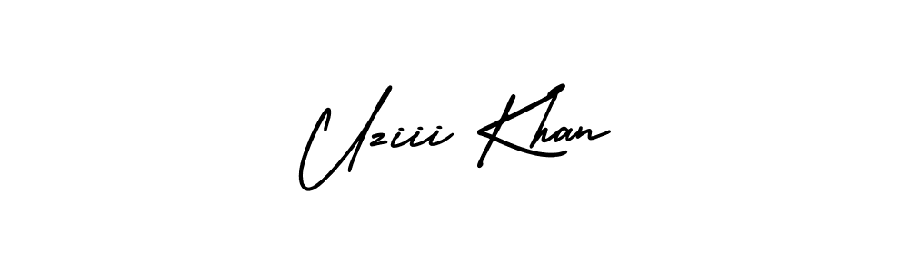 You can use this online signature creator to create a handwritten signature for the name Uziii Khan. This is the best online autograph maker. Uziii Khan signature style 3 images and pictures png