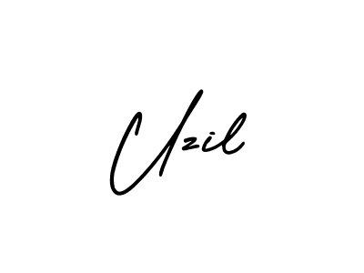 Design your own signature with our free online signature maker. With this signature software, you can create a handwritten (AmerikaSignatureDemo-Regular) signature for name Uzil. Uzil signature style 3 images and pictures png