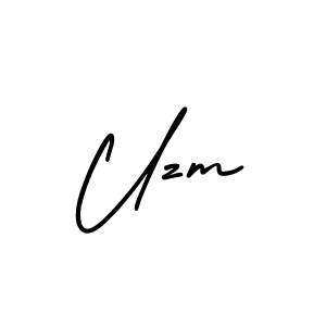 Also we have Uzm name is the best signature style. Create professional handwritten signature collection using AmerikaSignatureDemo-Regular autograph style. Uzm signature style 3 images and pictures png