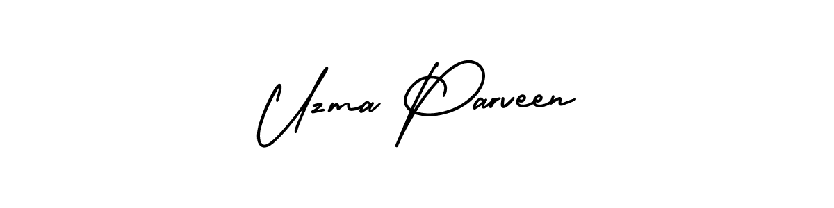 Best and Professional Signature Style for Uzma Parveen. AmerikaSignatureDemo-Regular Best Signature Style Collection. Uzma Parveen signature style 3 images and pictures png