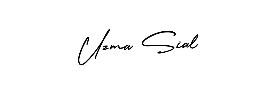 Best and Professional Signature Style for Uzma Sial. AmerikaSignatureDemo-Regular Best Signature Style Collection. Uzma Sial signature style 3 images and pictures png