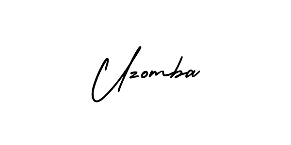 You can use this online signature creator to create a handwritten signature for the name Uzomba. This is the best online autograph maker. Uzomba signature style 3 images and pictures png