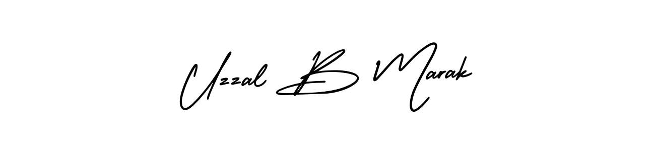 It looks lik you need a new signature style for name Uzzal B Marak. Design unique handwritten (AmerikaSignatureDemo-Regular) signature with our free signature maker in just a few clicks. Uzzal B Marak signature style 3 images and pictures png