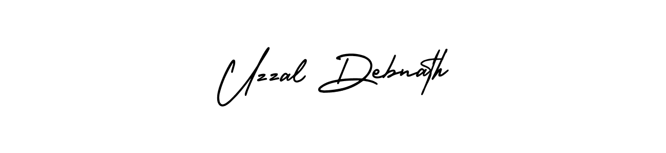 How to make Uzzal Debnath signature? AmerikaSignatureDemo-Regular is a professional autograph style. Create handwritten signature for Uzzal Debnath name. Uzzal Debnath signature style 3 images and pictures png