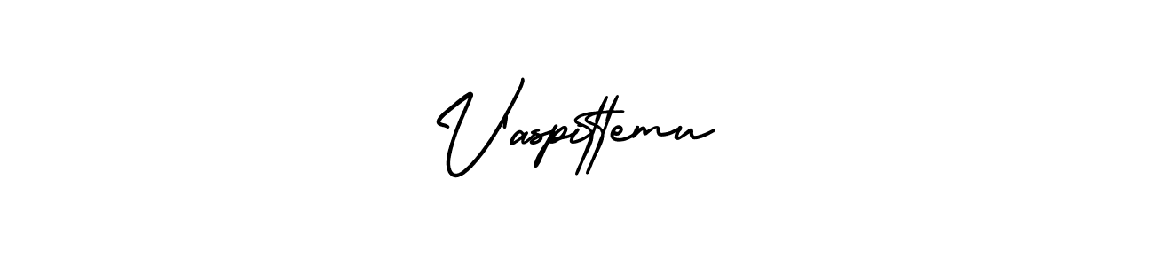 Design your own signature with our free online signature maker. With this signature software, you can create a handwritten (AmerikaSignatureDemo-Regular) signature for name V’aspittemu. V’aspittemu signature style 3 images and pictures png