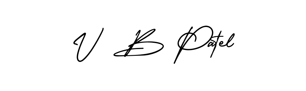 Check out images of Autograph of V  B Patel name. Actor V  B Patel Signature Style. AmerikaSignatureDemo-Regular is a professional sign style online. V  B Patel signature style 3 images and pictures png