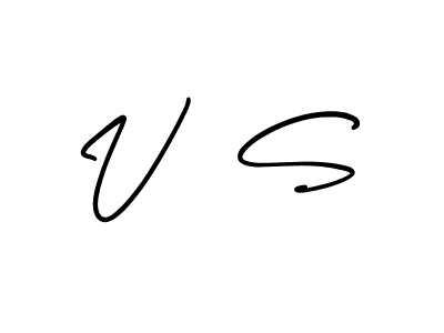 How to make V  S signature? AmerikaSignatureDemo-Regular is a professional autograph style. Create handwritten signature for V  S name. V  S signature style 3 images and pictures png