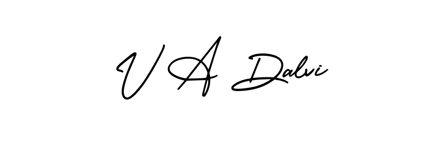 You can use this online signature creator to create a handwritten signature for the name V A Dalvi. This is the best online autograph maker. V A Dalvi signature style 3 images and pictures png