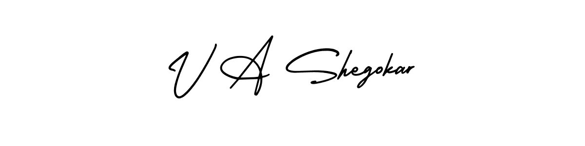 Make a short V A Shegokar signature style. Manage your documents anywhere anytime using AmerikaSignatureDemo-Regular. Create and add eSignatures, submit forms, share and send files easily. V A Shegokar signature style 3 images and pictures png