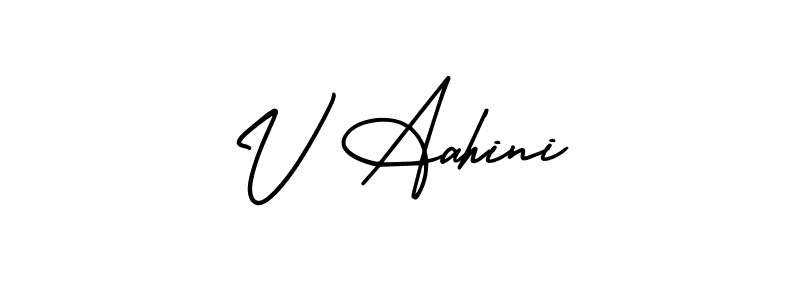Make a short V Aahini signature style. Manage your documents anywhere anytime using AmerikaSignatureDemo-Regular. Create and add eSignatures, submit forms, share and send files easily. V Aahini signature style 3 images and pictures png
