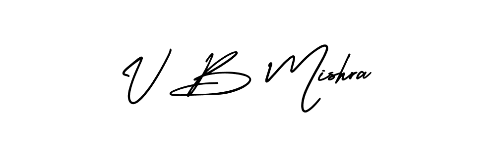 Also we have V B Mishra name is the best signature style. Create professional handwritten signature collection using AmerikaSignatureDemo-Regular autograph style. V B Mishra signature style 3 images and pictures png