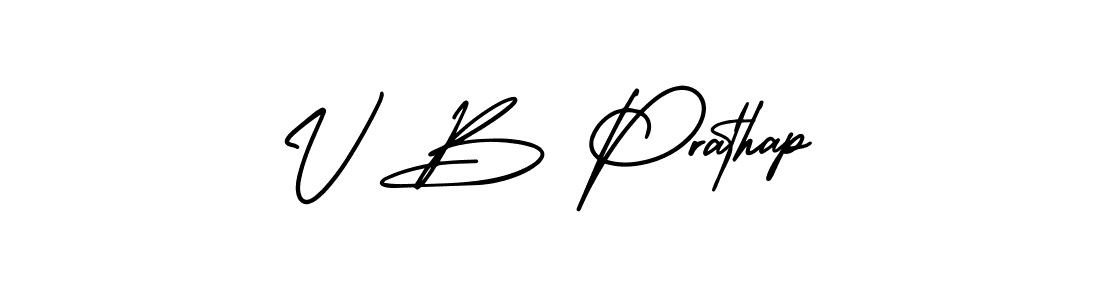 Similarly AmerikaSignatureDemo-Regular is the best handwritten signature design. Signature creator online .You can use it as an online autograph creator for name V B Prathap. V B Prathap signature style 3 images and pictures png