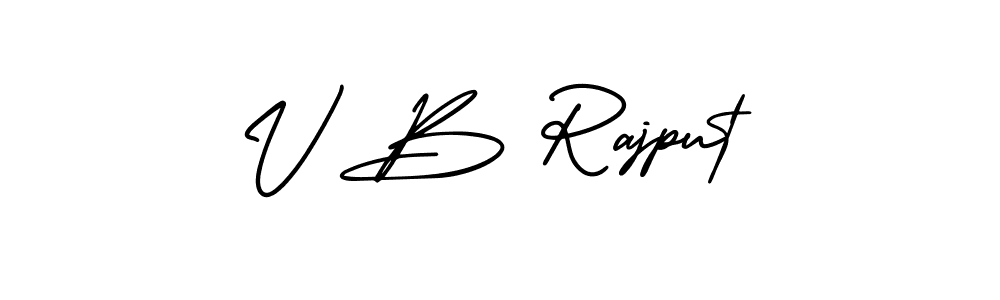 if you are searching for the best signature style for your name V B Rajput. so please give up your signature search. here we have designed multiple signature styles  using AmerikaSignatureDemo-Regular. V B Rajput signature style 3 images and pictures png