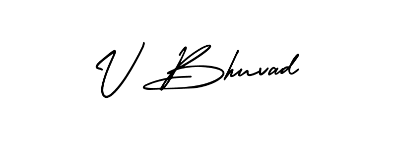 Here are the top 10 professional signature styles for the name V Bhuvad. These are the best autograph styles you can use for your name. V Bhuvad signature style 3 images and pictures png