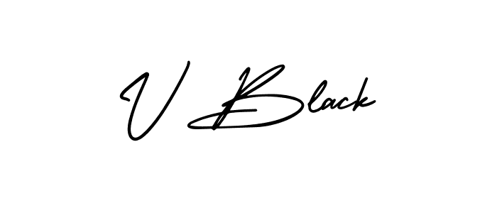 if you are searching for the best signature style for your name V Black. so please give up your signature search. here we have designed multiple signature styles  using AmerikaSignatureDemo-Regular. V Black signature style 3 images and pictures png