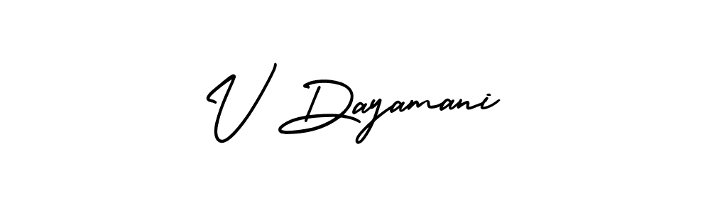 Best and Professional Signature Style for V Dayamani. AmerikaSignatureDemo-Regular Best Signature Style Collection. V Dayamani signature style 3 images and pictures png
