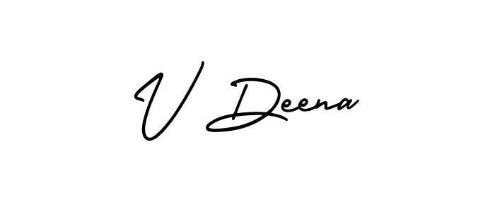 You can use this online signature creator to create a handwritten signature for the name V Deena. This is the best online autograph maker. V Deena signature style 3 images and pictures png