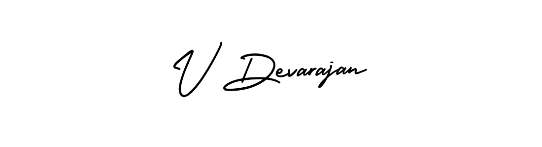 Check out images of Autograph of V Devarajan name. Actor V Devarajan Signature Style. AmerikaSignatureDemo-Regular is a professional sign style online. V Devarajan signature style 3 images and pictures png