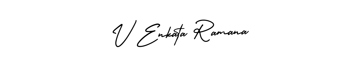 Make a beautiful signature design for name V Enkata Ramana. Use this online signature maker to create a handwritten signature for free. V Enkata Ramana signature style 3 images and pictures png