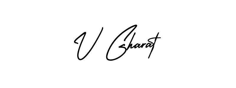 This is the best signature style for the V Gharat name. Also you like these signature font (AmerikaSignatureDemo-Regular). Mix name signature. V Gharat signature style 3 images and pictures png