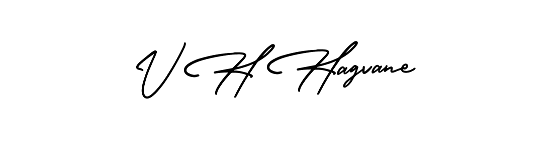 Make a beautiful signature design for name V H Hagvane. Use this online signature maker to create a handwritten signature for free. V H Hagvane signature style 3 images and pictures png