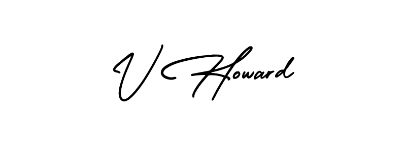 Make a beautiful signature design for name V Howard. Use this online signature maker to create a handwritten signature for free. V Howard signature style 3 images and pictures png