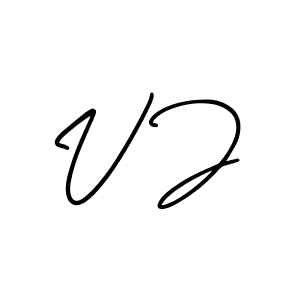 Similarly AmerikaSignatureDemo-Regular is the best handwritten signature design. Signature creator online .You can use it as an online autograph creator for name V J. V J signature style 3 images and pictures png