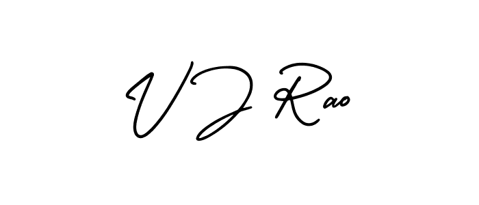 Best and Professional Signature Style for V J Rao. AmerikaSignatureDemo-Regular Best Signature Style Collection. V J Rao signature style 3 images and pictures png