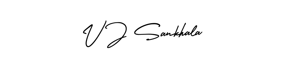 You can use this online signature creator to create a handwritten signature for the name V J Sankhala. This is the best online autograph maker. V J Sankhala signature style 3 images and pictures png