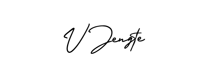 Best and Professional Signature Style for V Jengte. AmerikaSignatureDemo-Regular Best Signature Style Collection. V Jengte signature style 3 images and pictures png