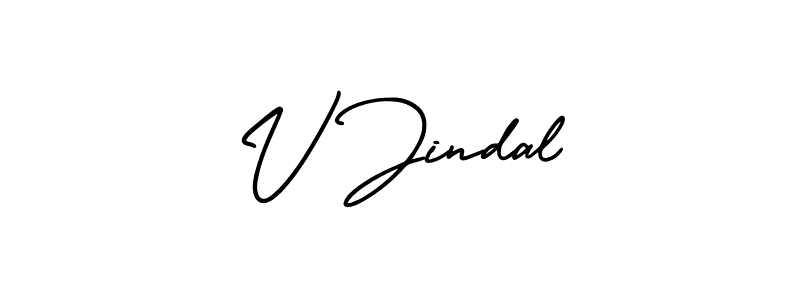 Best and Professional Signature Style for V Jindal. AmerikaSignatureDemo-Regular Best Signature Style Collection. V Jindal signature style 3 images and pictures png