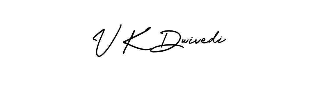 V K Dwivedi stylish signature style. Best Handwritten Sign (AmerikaSignatureDemo-Regular) for my name. Handwritten Signature Collection Ideas for my name V K Dwivedi. V K Dwivedi signature style 3 images and pictures png