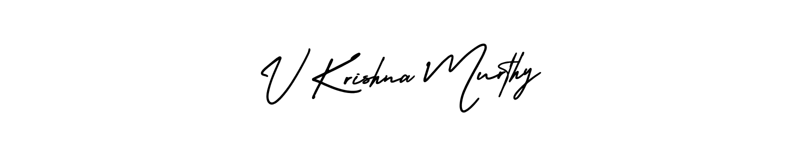 Similarly AmerikaSignatureDemo-Regular is the best handwritten signature design. Signature creator online .You can use it as an online autograph creator for name V Krishna Murthy. V Krishna Murthy signature style 3 images and pictures png