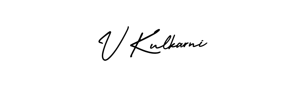 Best and Professional Signature Style for V Kulkarni. AmerikaSignatureDemo-Regular Best Signature Style Collection. V Kulkarni signature style 3 images and pictures png
