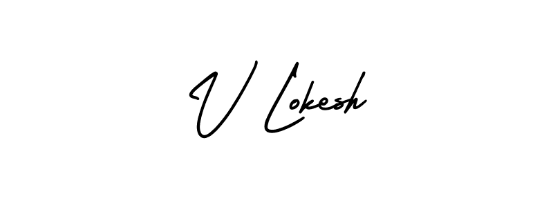 Here are the top 10 professional signature styles for the name V Lokesh. These are the best autograph styles you can use for your name. V Lokesh signature style 3 images and pictures png