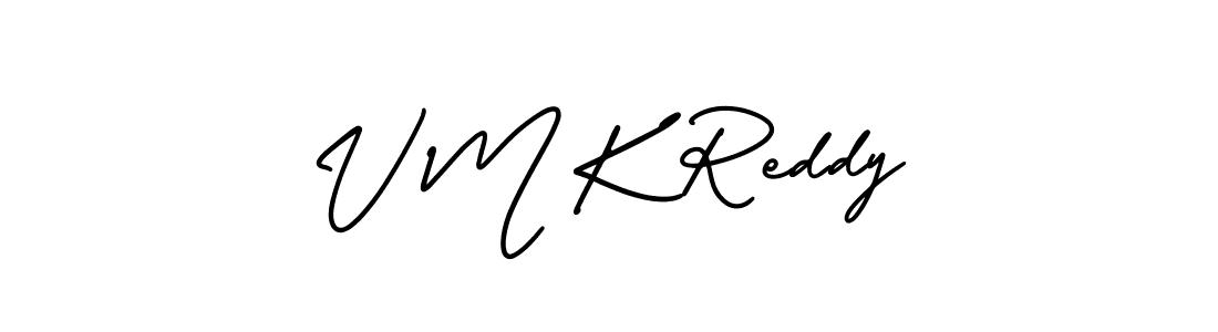 How to make V M K Reddy signature? AmerikaSignatureDemo-Regular is a professional autograph style. Create handwritten signature for V M K Reddy name. V M K Reddy signature style 3 images and pictures png