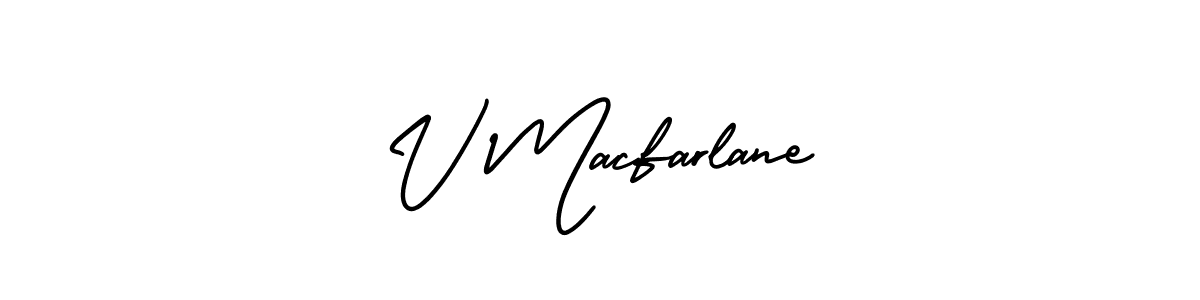 Also You can easily find your signature by using the search form. We will create V Macfarlane name handwritten signature images for you free of cost using AmerikaSignatureDemo-Regular sign style. V Macfarlane signature style 3 images and pictures png
