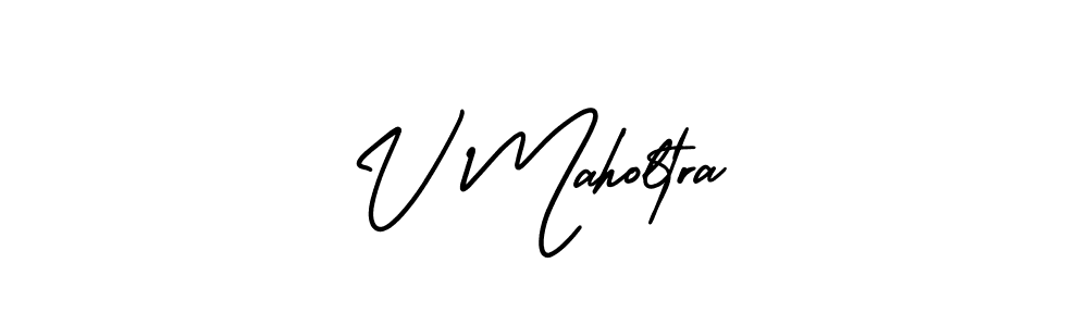 Also we have V Maholtra name is the best signature style. Create professional handwritten signature collection using AmerikaSignatureDemo-Regular autograph style. V Maholtra signature style 3 images and pictures png