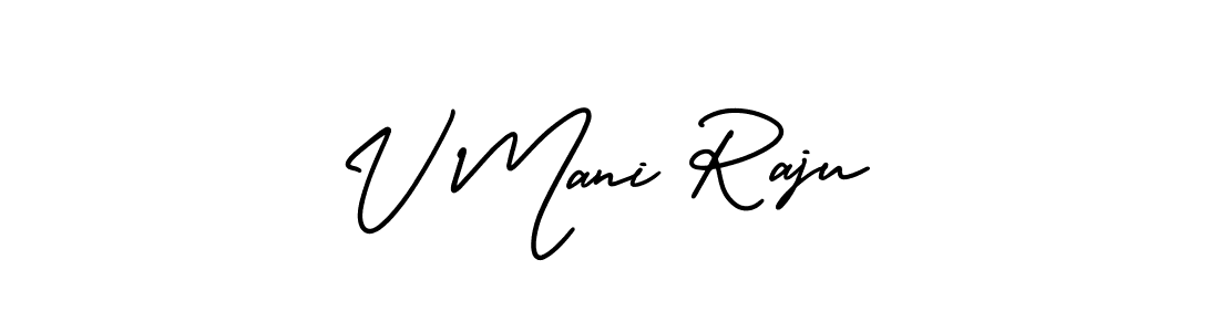 How to make V Mani Raju signature? AmerikaSignatureDemo-Regular is a professional autograph style. Create handwritten signature for V Mani Raju name. V Mani Raju signature style 3 images and pictures png