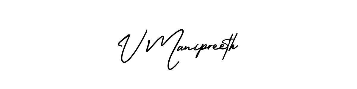 Check out images of Autograph of V Manipreeth name. Actor V Manipreeth Signature Style. AmerikaSignatureDemo-Regular is a professional sign style online. V Manipreeth signature style 3 images and pictures png