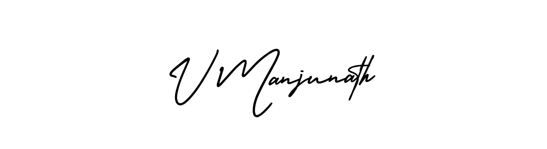 Check out images of Autograph of V Manjunath name. Actor V Manjunath Signature Style. AmerikaSignatureDemo-Regular is a professional sign style online. V Manjunath signature style 3 images and pictures png