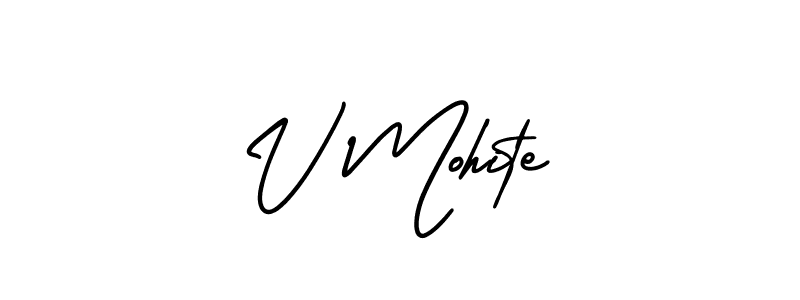 Also You can easily find your signature by using the search form. We will create V Mohite name handwritten signature images for you free of cost using AmerikaSignatureDemo-Regular sign style. V Mohite signature style 3 images and pictures png