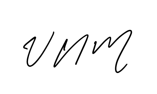 This is the best signature style for the V N M name. Also you like these signature font (AmerikaSignatureDemo-Regular). Mix name signature. V N M signature style 3 images and pictures png