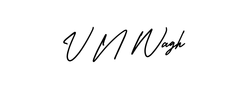 This is the best signature style for the V N Wagh name. Also you like these signature font (AmerikaSignatureDemo-Regular). Mix name signature. V N Wagh signature style 3 images and pictures png