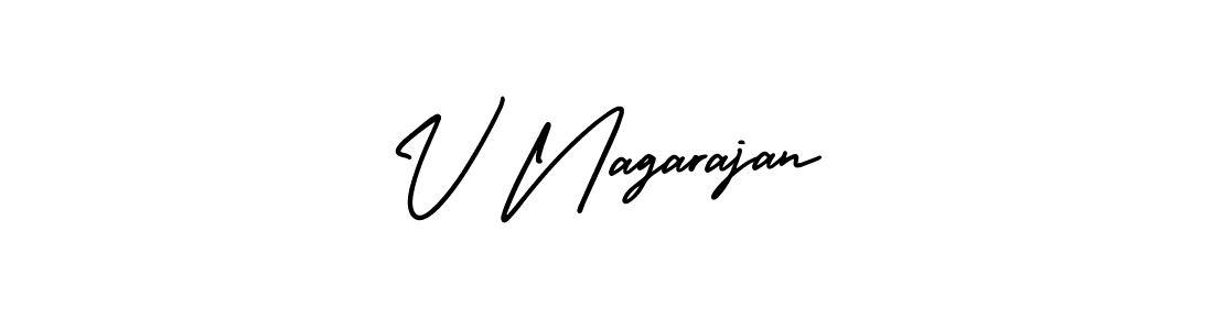 How to make V Nagarajan signature? AmerikaSignatureDemo-Regular is a professional autograph style. Create handwritten signature for V Nagarajan name. V Nagarajan signature style 3 images and pictures png