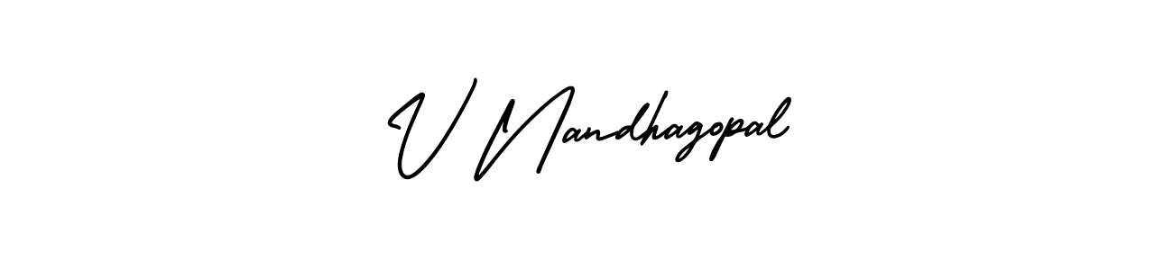 You can use this online signature creator to create a handwritten signature for the name V Nandhagopal. This is the best online autograph maker. V Nandhagopal signature style 3 images and pictures png