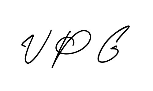 Also we have V P G name is the best signature style. Create professional handwritten signature collection using AmerikaSignatureDemo-Regular autograph style. V P G signature style 3 images and pictures png