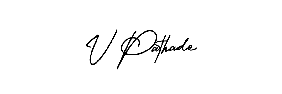 Best and Professional Signature Style for V Pathade. AmerikaSignatureDemo-Regular Best Signature Style Collection. V Pathade signature style 3 images and pictures png