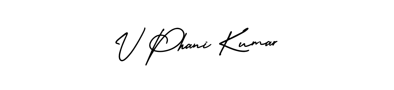 Make a beautiful signature design for name V Phani Kumar. Use this online signature maker to create a handwritten signature for free. V Phani Kumar signature style 3 images and pictures png