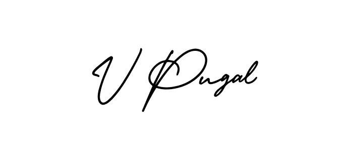 Make a short V Pugal signature style. Manage your documents anywhere anytime using AmerikaSignatureDemo-Regular. Create and add eSignatures, submit forms, share and send files easily. V Pugal signature style 3 images and pictures png